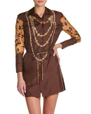 Silk Twill The Lover Dress by VERSACE