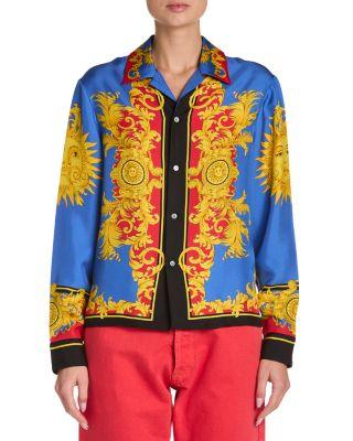 Silk Twill The Sun Shirt by VERSACE
