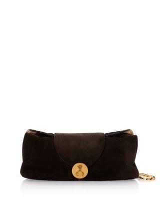 Small Suede Clutch by VERSACE