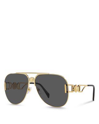 Solid Pilot Sunglasses by VERSACE