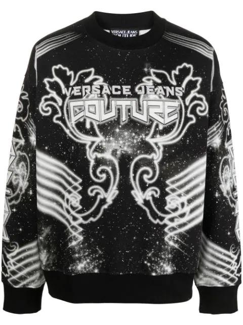 Space Couture long-sleeve sweatshirt by VERSACE