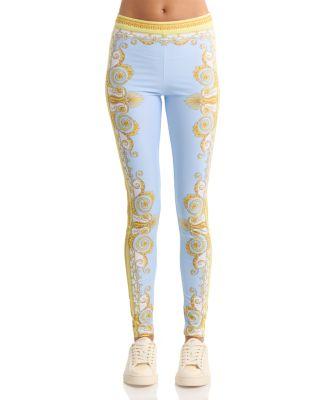 Spring Barocco Leggings by VERSACE