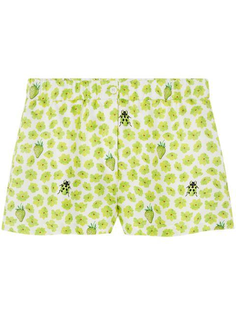 Strawberry Garden silk boxer sorts by VERSACE
