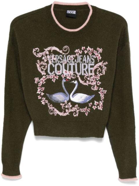 Swan Lake sweater by VERSACE