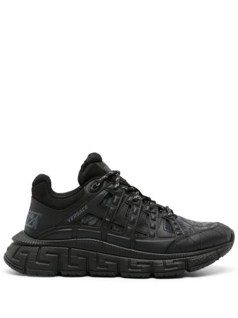 Trigreca Barocco-jacquard sneakers by VERSACE