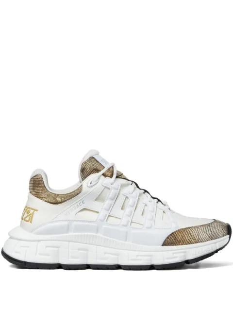 Trigreca lizard-effect sneakers by VERSACE