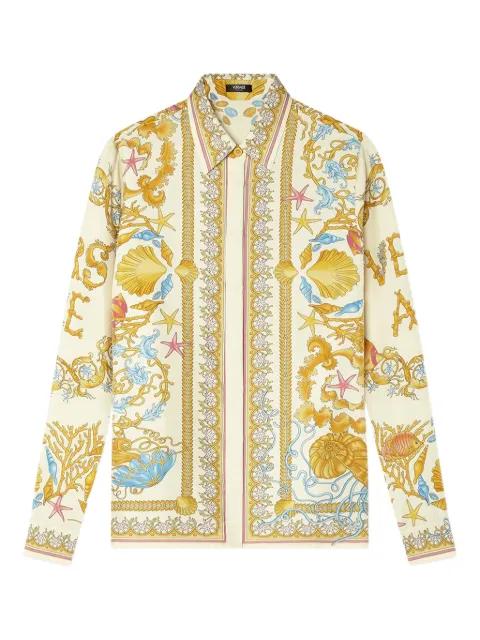 Underwater Barocco shirt by VERSACE