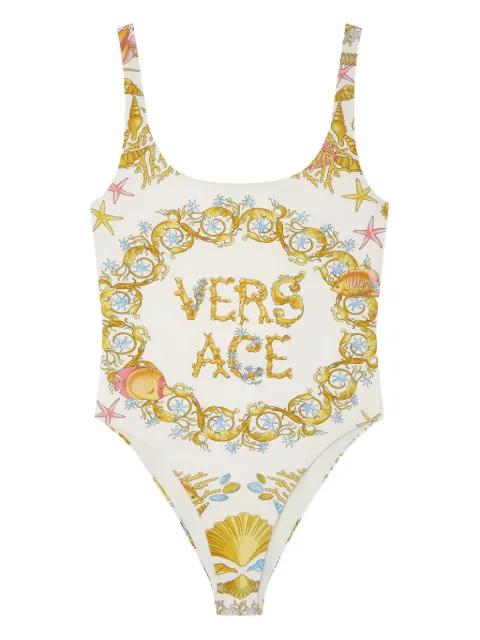 Underwater Barocco swimsuit by VERSACE