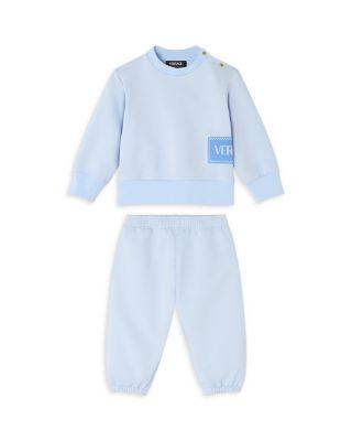 Unisex 90s Logo Baby Print Fleece Top & Pants - Baby by VERSACE