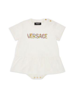 Unisex Jersey Logo in Bloom Romper - Baby by VERSACE Unisex Jersey Logo in Bloom Romper - Baby by VERSACE