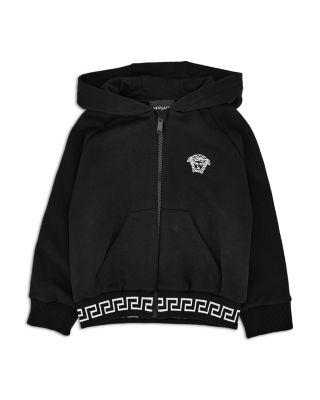 Unisex Medusa Embroidery Fleece Hoodie - Baby by VERSACE
