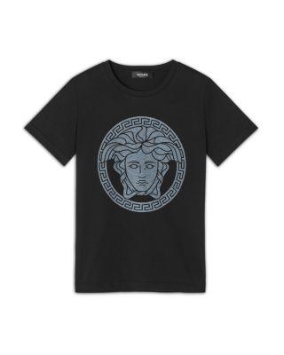 Unisex Medusa Greca Graphic Jersey Tee - Little Kid by VERSACE