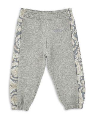 Unisex Melange Fleece Barocco Sweatpants - Baby by VERSACE