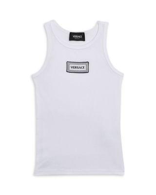 Unisex Ribbed Logo Tank Top - Little Kid by VERSACE