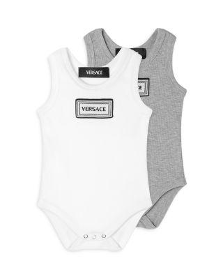 Unisex Sleeveless Logo One Piece Bodysuits by VERSACE