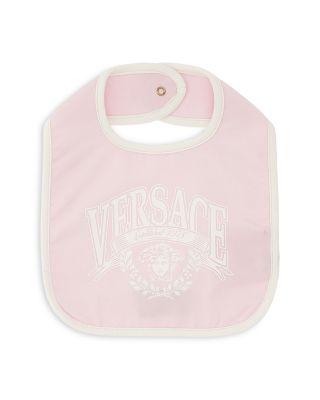 Unisex Str. Melange Jersey Medusa Varsity Print Bib - Baby by VERSACE