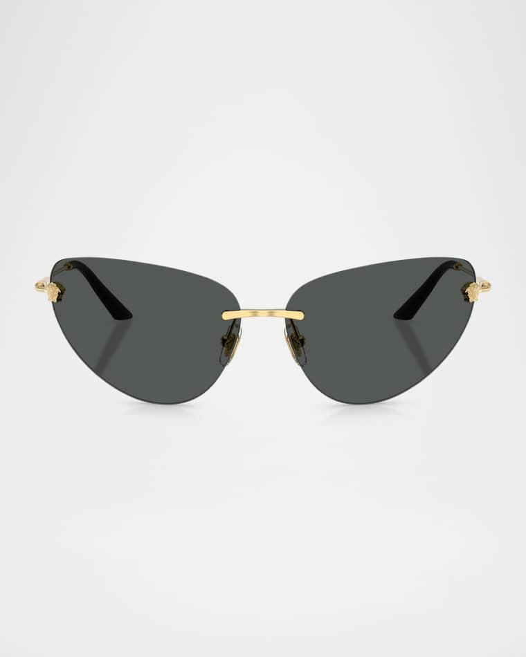 VE2281 Cat-Eye Metal Sunglasses by VERSACE