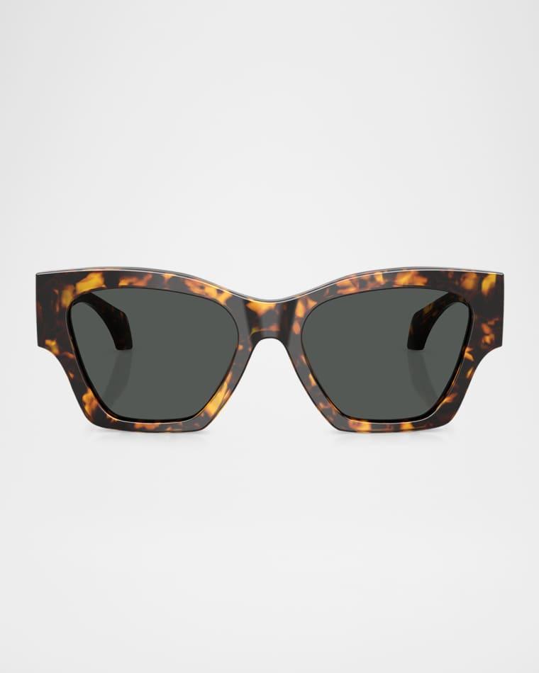 VE4492U Square Logo-Print Sunglasses by VERSACE
