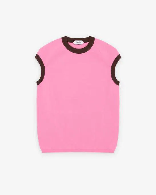VERSACE - Men's Knit Sweater Athletic Bicolor - (Pink) by VERSACE