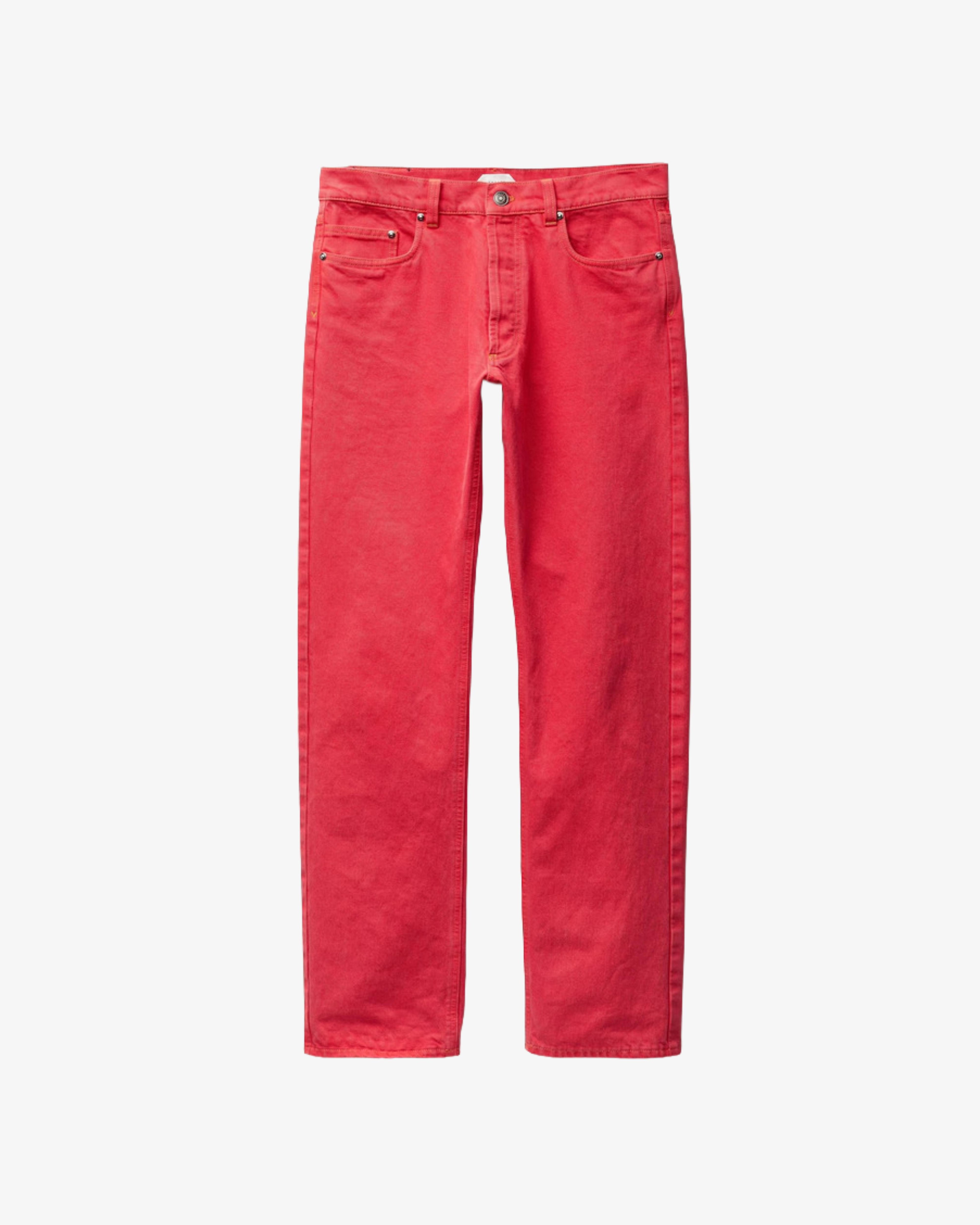 VERSACE - Men's Pant Denim Non-Stretch Color - (Red) by VERSACE
