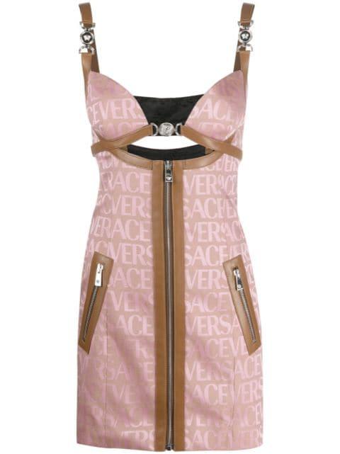Versace Allover minidress by VERSACE