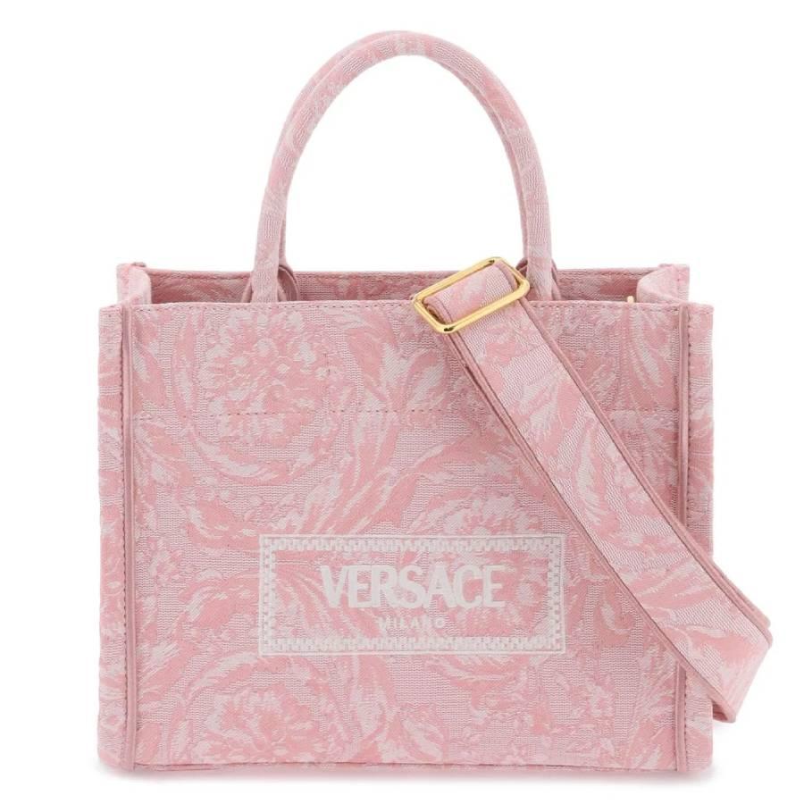 Versace Barocco Athena Small Tote Bag Print by VERSACE