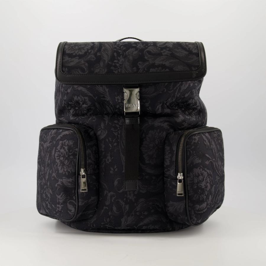 Versace Barocco Black Backpack by VERSACE