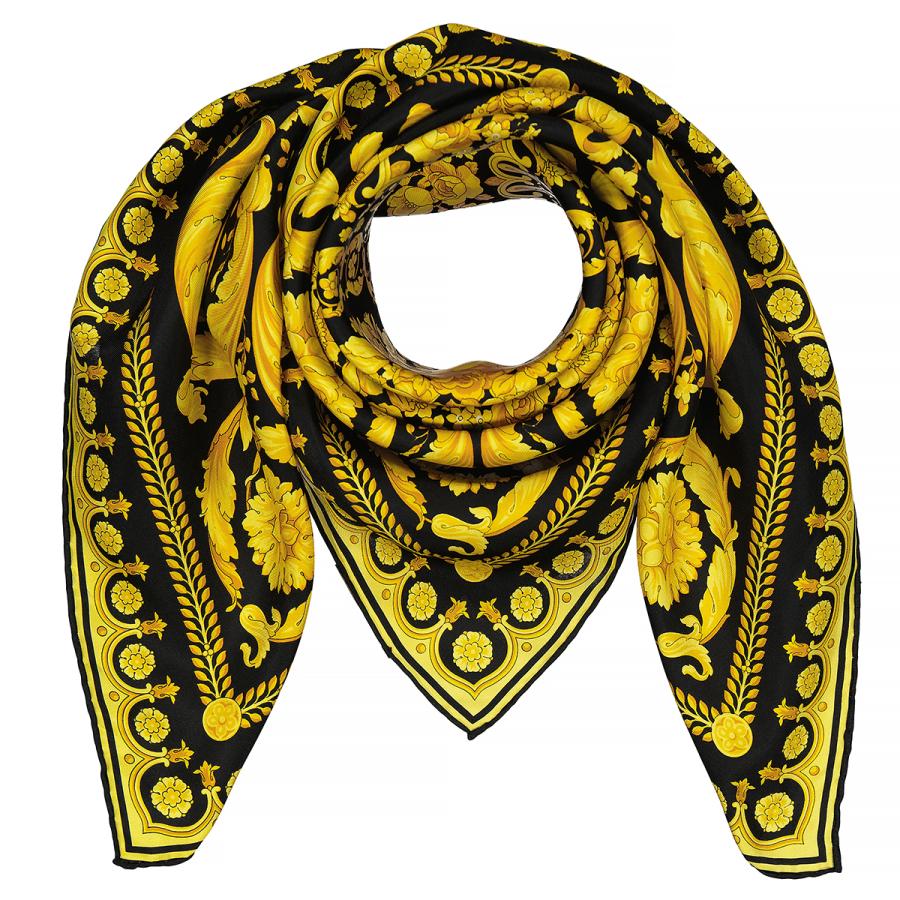 Versace Baroque Tribute Silk Foulard Scarf by VERSACE