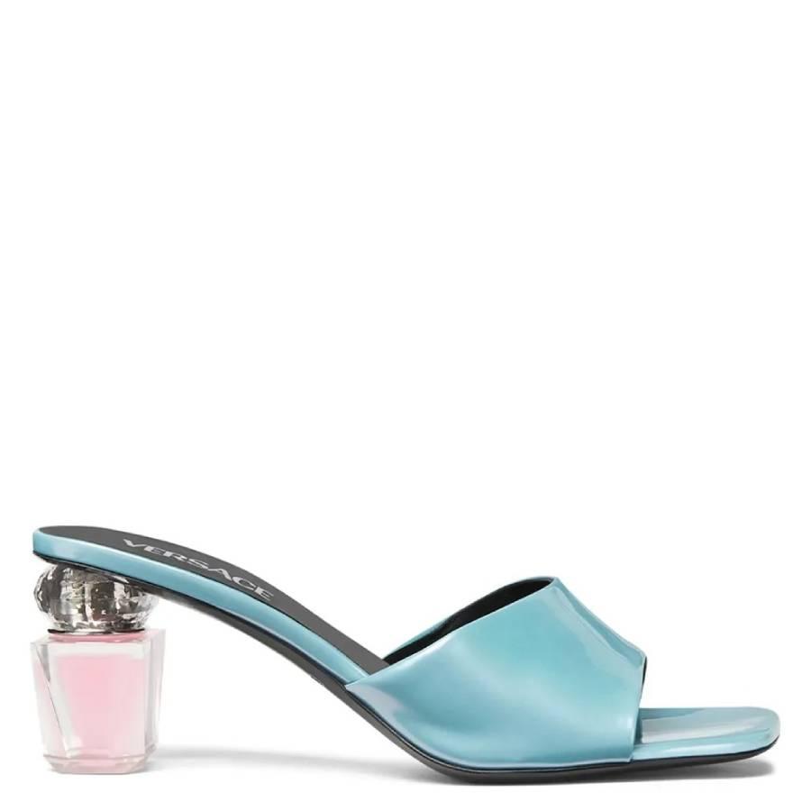 Versace Bright Crystal 70 Patent Mules by VERSACE