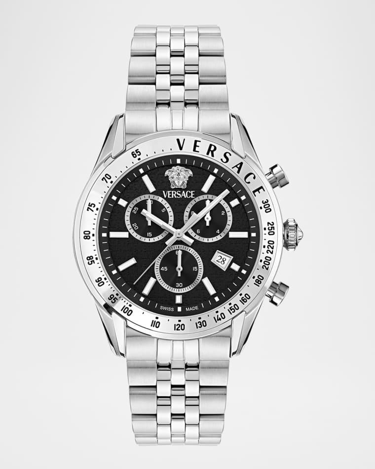Versace Chrono Master 44mm Stainless Steel Bracelet Watch by VERSACE