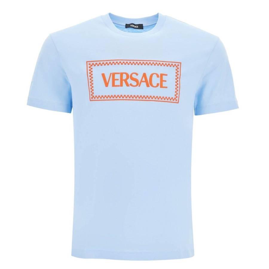 Versace Embroidered Logo T-Shirt by VERSACE