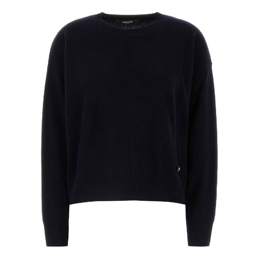 Versace Medusa 95 Cashmere-Blend Boxy Sweater by VERSACE
