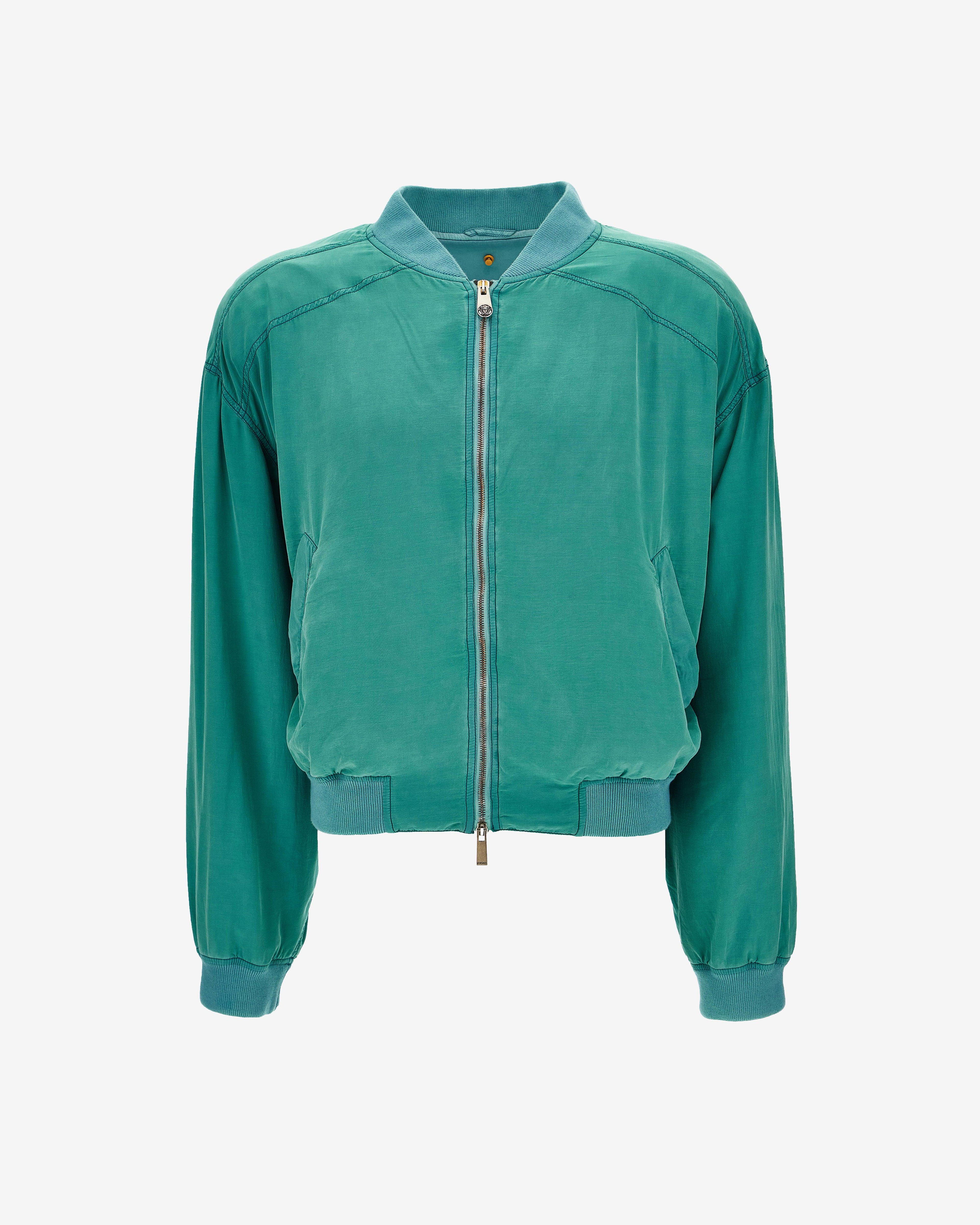Versace - Men's Blouson Jacket - (Light Petrol) by VERSACE