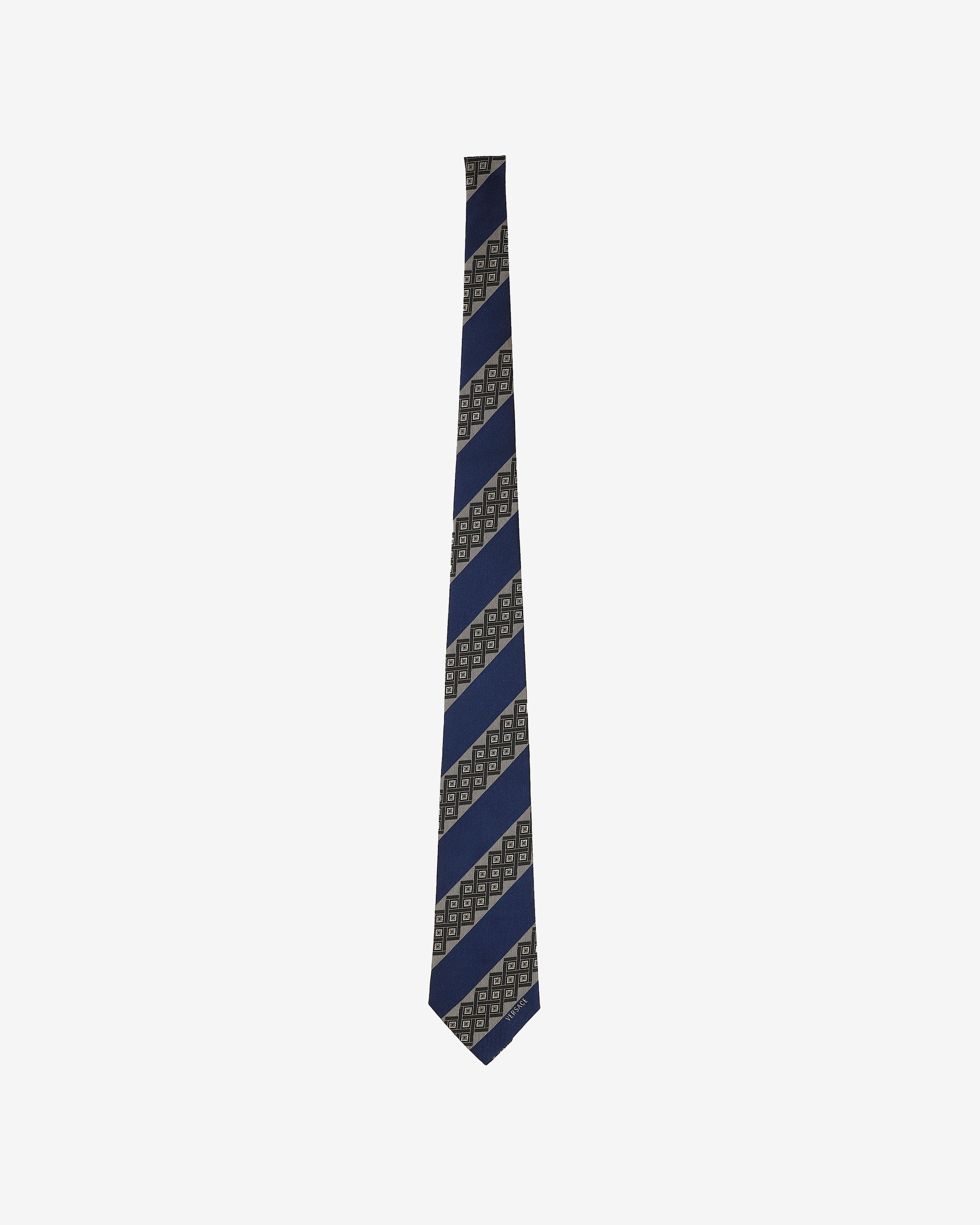 Versace - Men's Printed Jacquard Silk Tie - (Sky Blue) by VERSACE