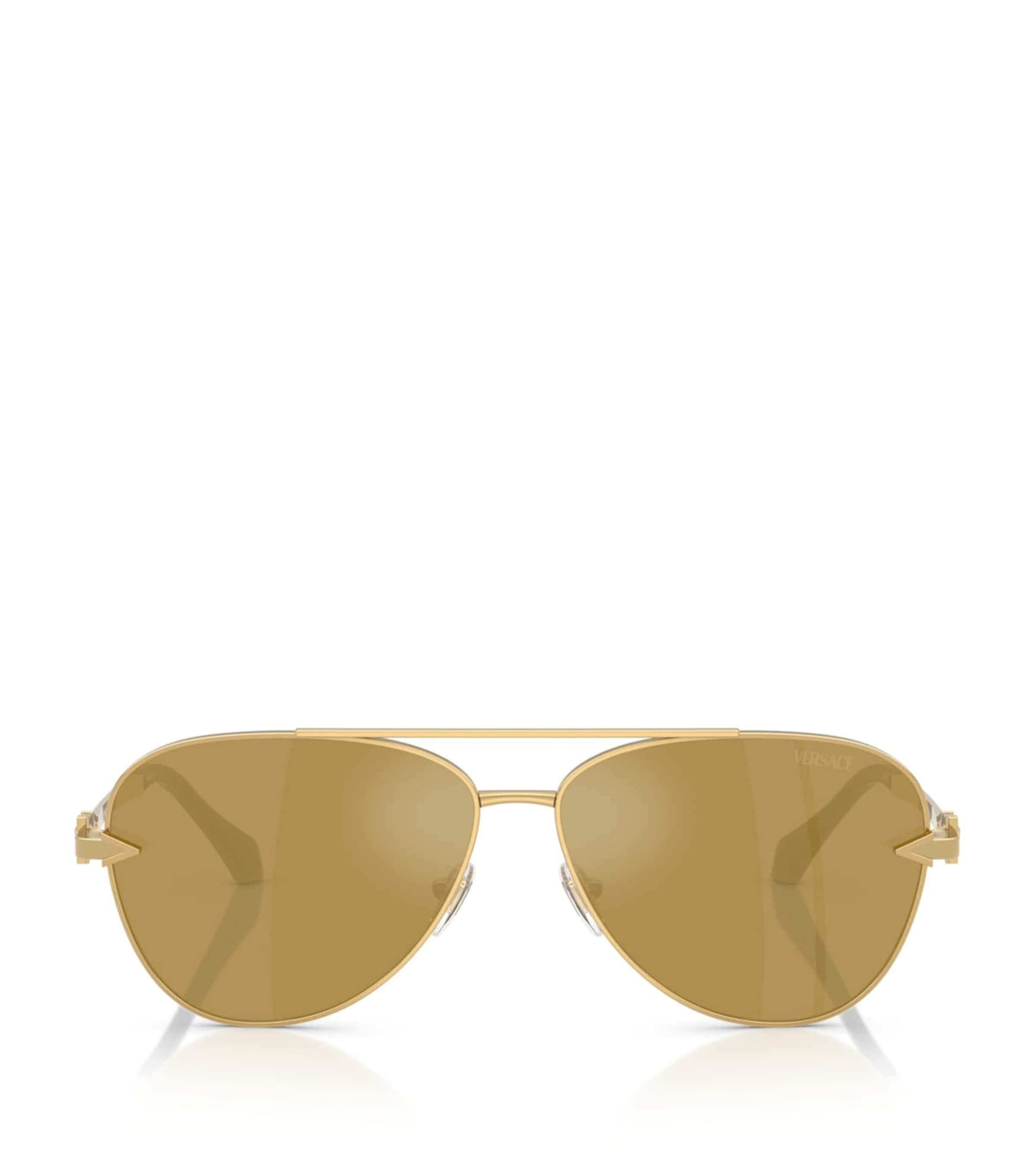 Versace Metal VE2283 Aviator Sunglasses by VERSACE