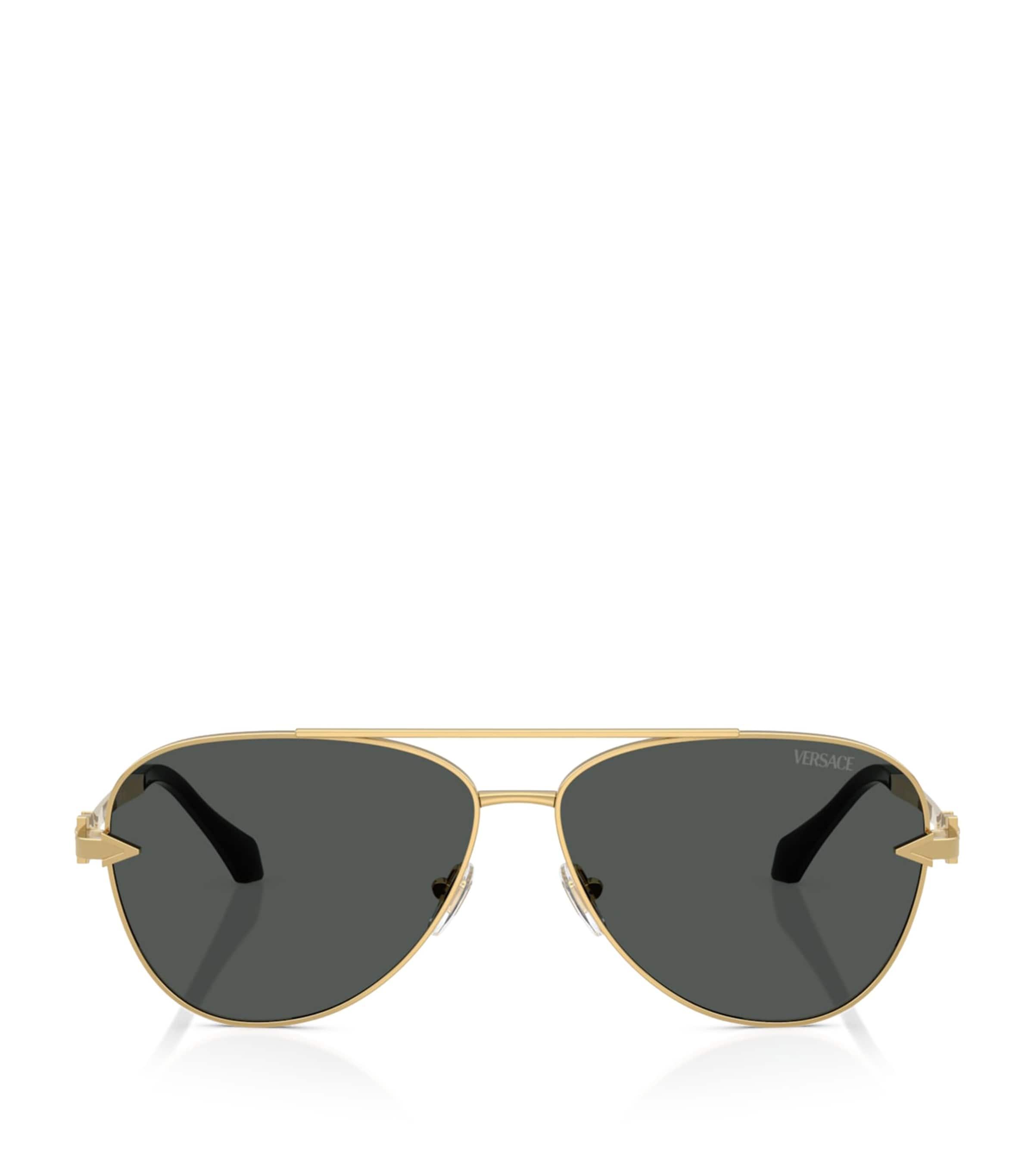 Versace Metal VE2283 Aviator Sunglasses by VERSACE