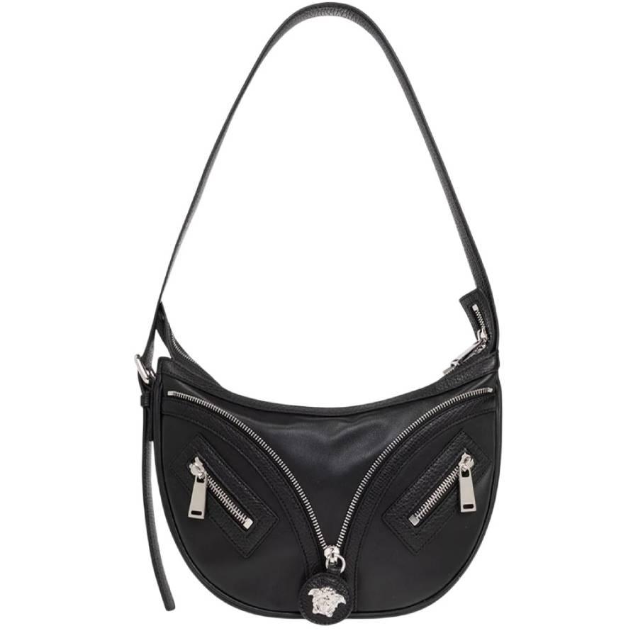 Versace Small Repeat La Medusa Hobo Bag by VERSACE