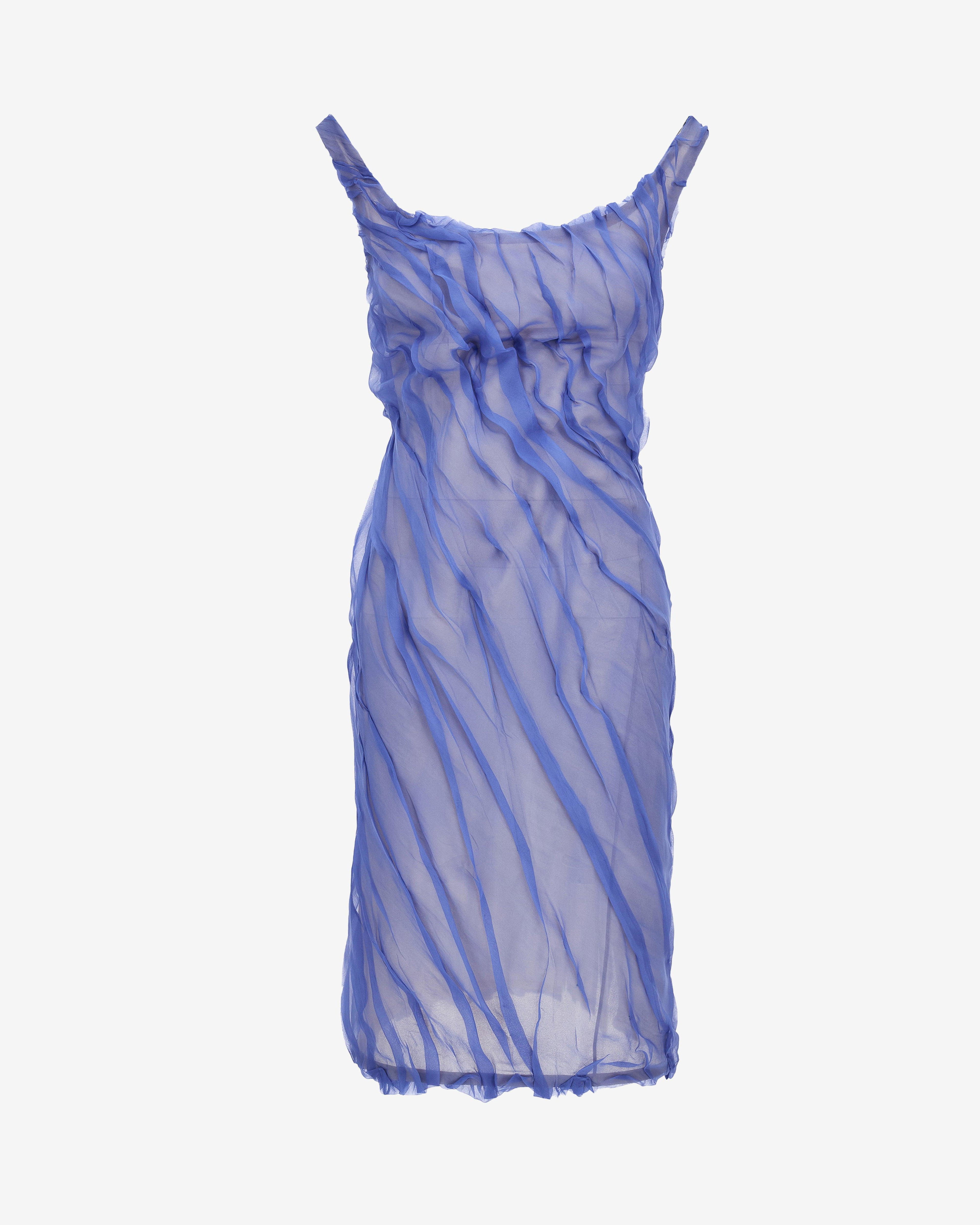 Versace - Women's Cocktail Dress - (Blue/Grey) by VERSACE