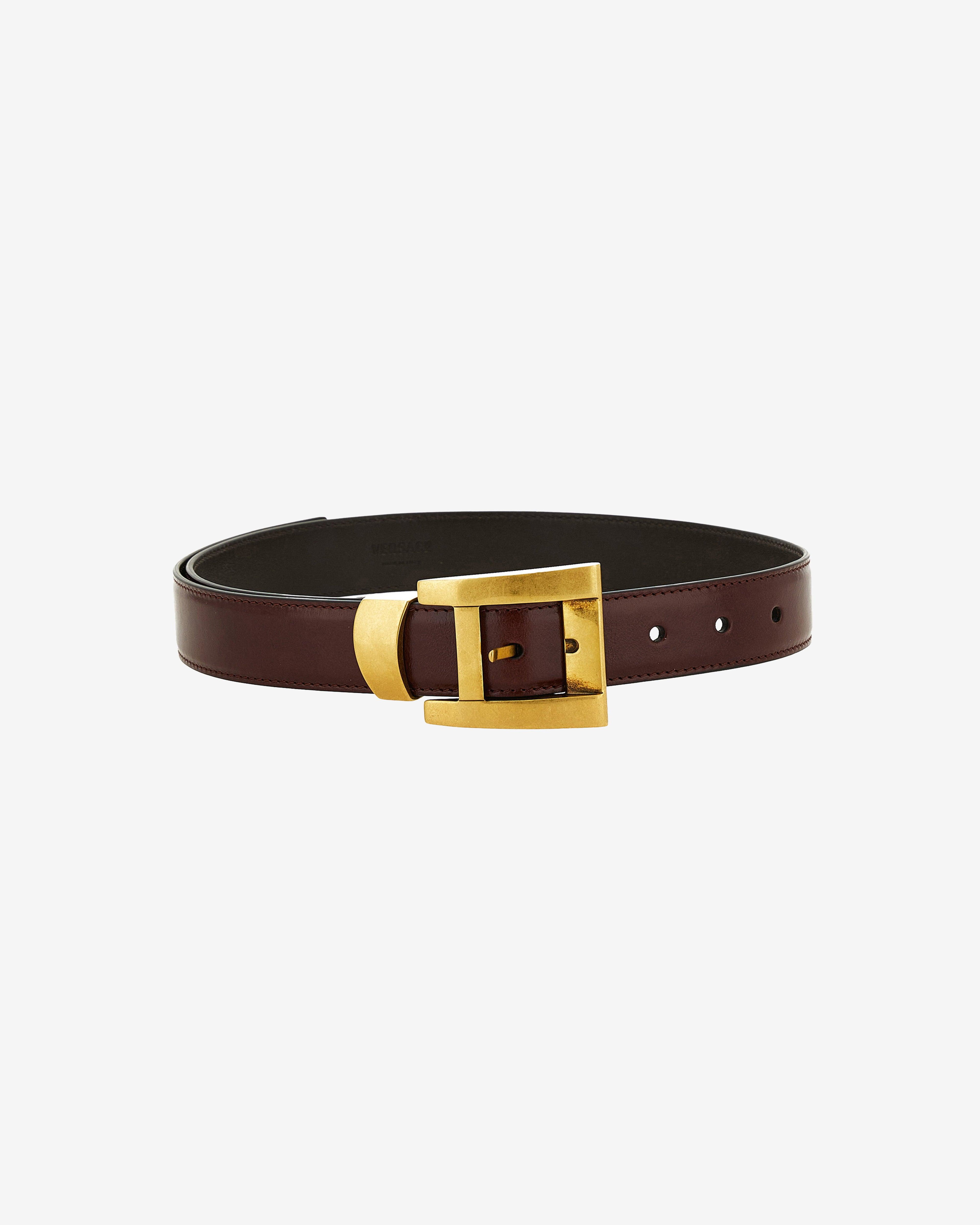 Versace - Women's Leather Belt 3 cm - (Rosewood) by VERSACE
