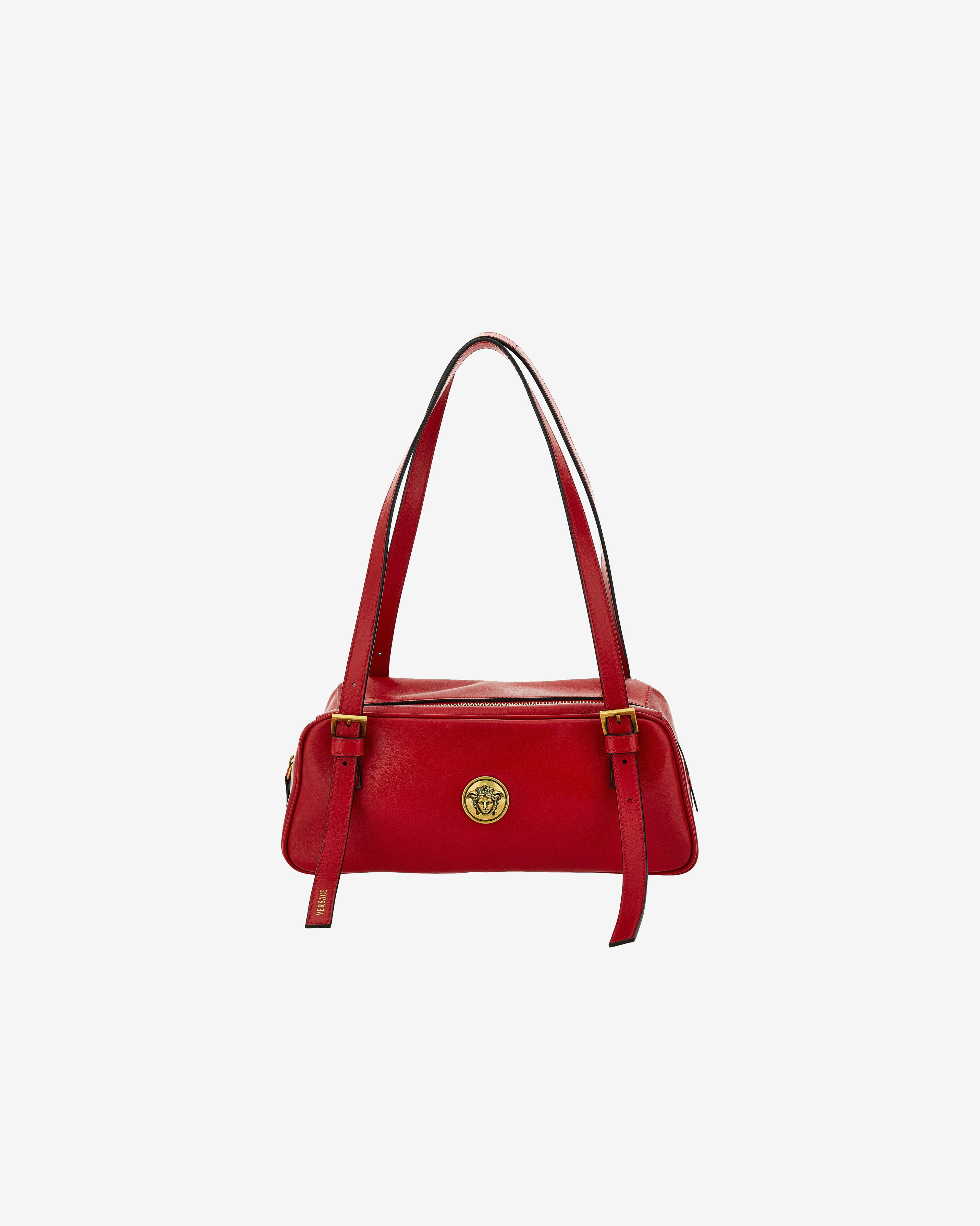 Versace - Women's Small Shoulder Bag - (Fire/Gold) by VERSACE