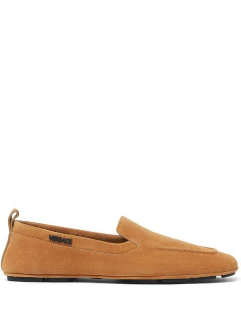 Villa suede loafers by VERSACE
