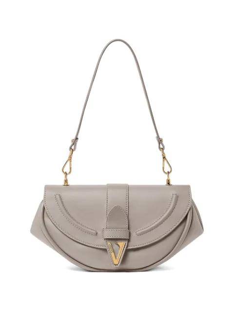 Virtus logo-plaque shoulder bag by VERSACE