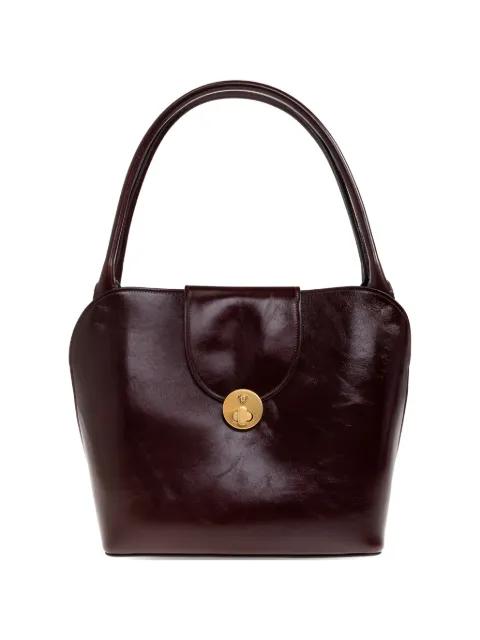 Vivian leather shoulder bag by VERSACE