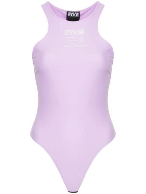 Warrant Logo bodysuit by VERSACE