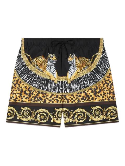 Wild Cats swim shorts by VERSACE