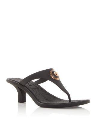 Women's Alia Medusa Thong Sandals by VERSACE