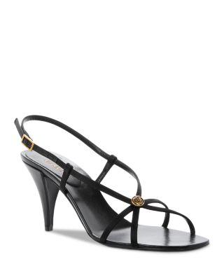 Women's Strappy Slingback Sandals by VERSACE