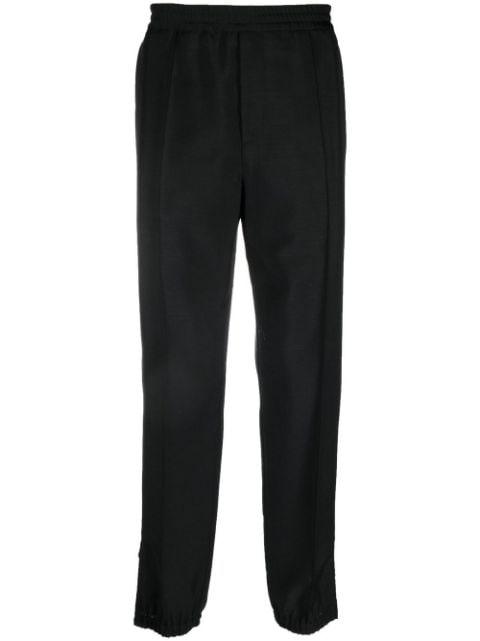 ankle zips track pants by VERSACE