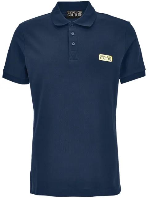appliqué polo shirt by VERSACE