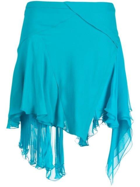 asymmetric pleated skirt by VERSACE